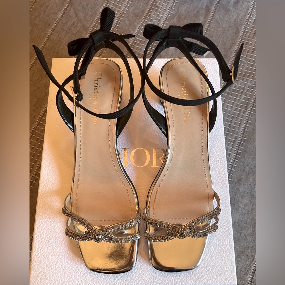 Dior Sunset Sandal Mirror Calfskin size 39